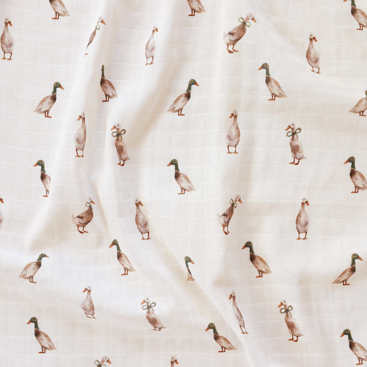 Fledge & Thread Muslin Swaddle Wrap (Duck)