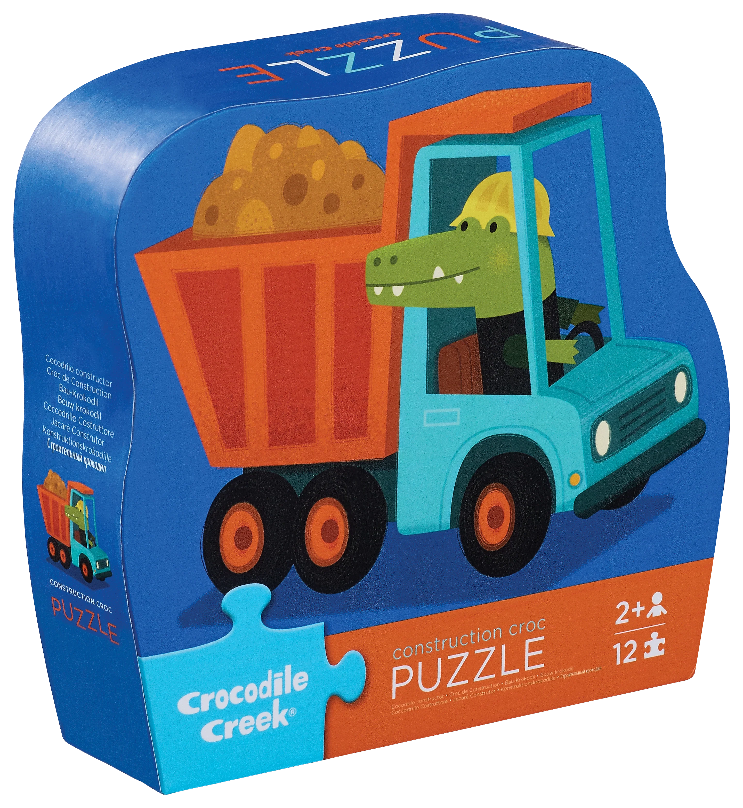Crocodile Creek Mini Puzzle (12 Pce) Construction Croc