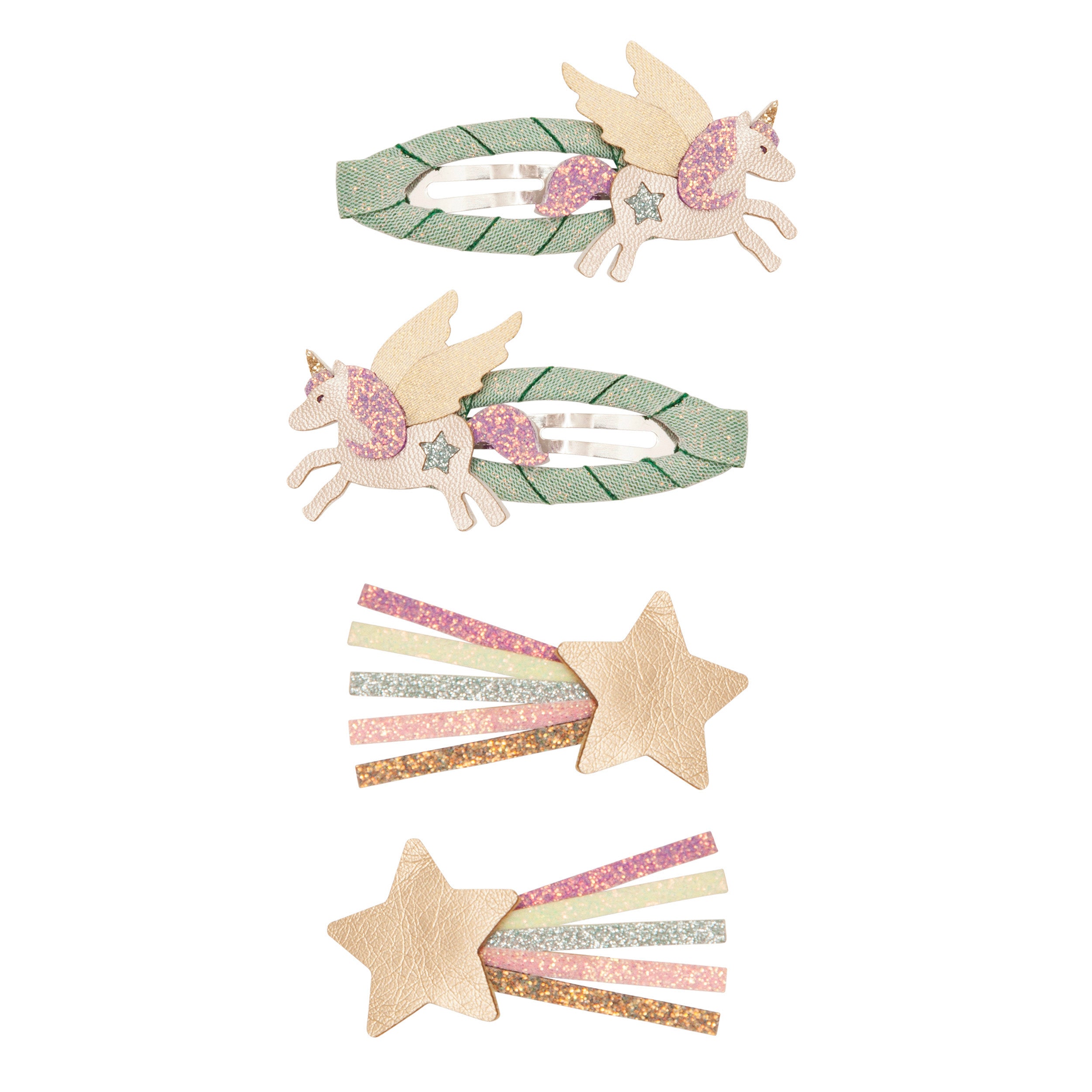 Mimi & Lula Fly Unicorn Clip Set (Bright Multi)