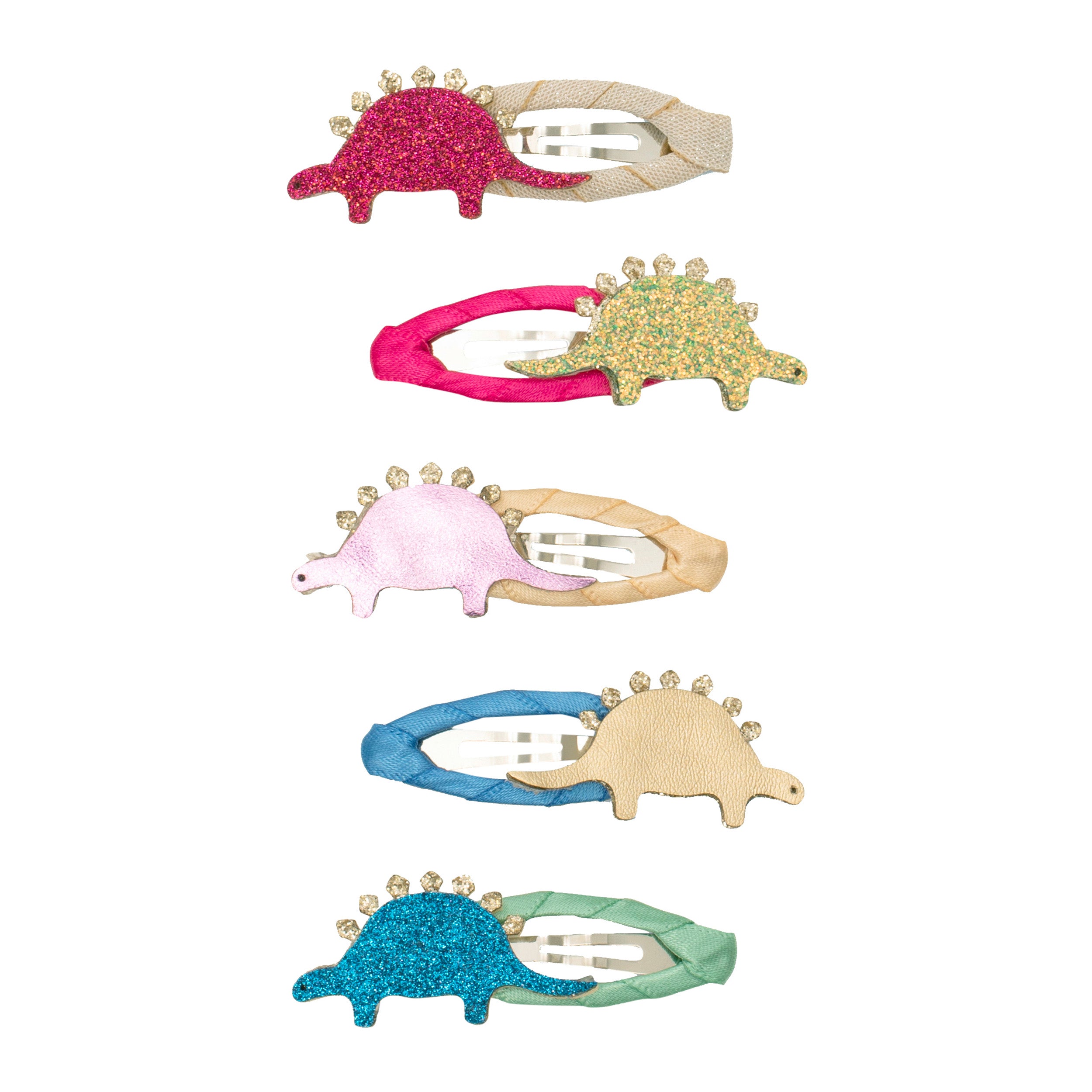 Mimi & Lula Dino Diva Mini Clic Clac Clips Set (Bright Multi)