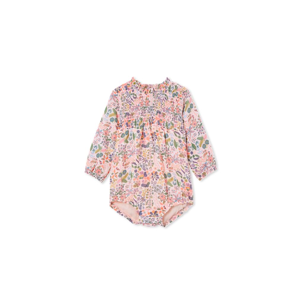 Milky Baby Wild Meadow Playsuit (Blush Pink)