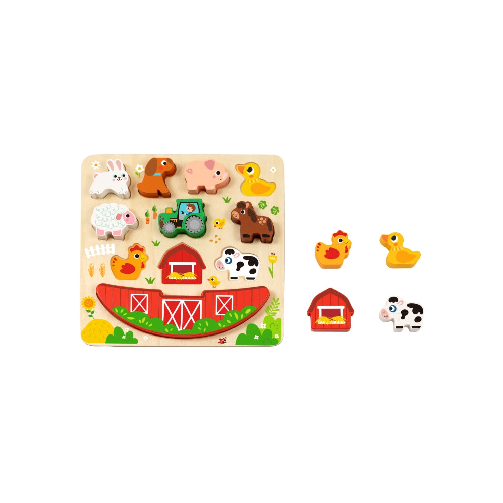 Hi Pando 2-In-1 Balance Puzzle (Farm)