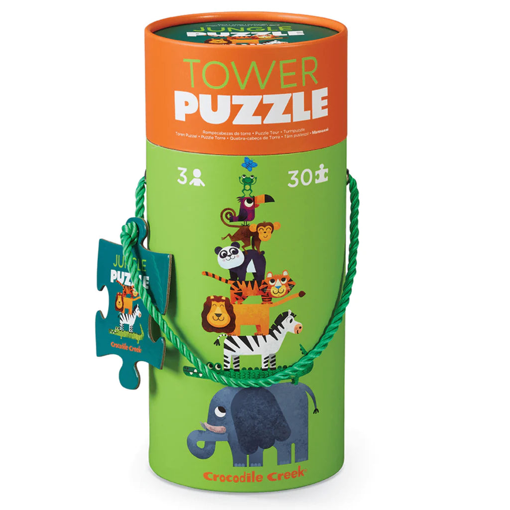 Croc Creek Tower Puzzle 30pce (Jungle)