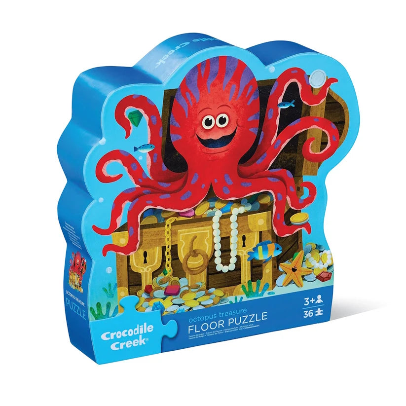 Crocodile Creek 36 Pce Floor Puzzle (Octopus Treasure)