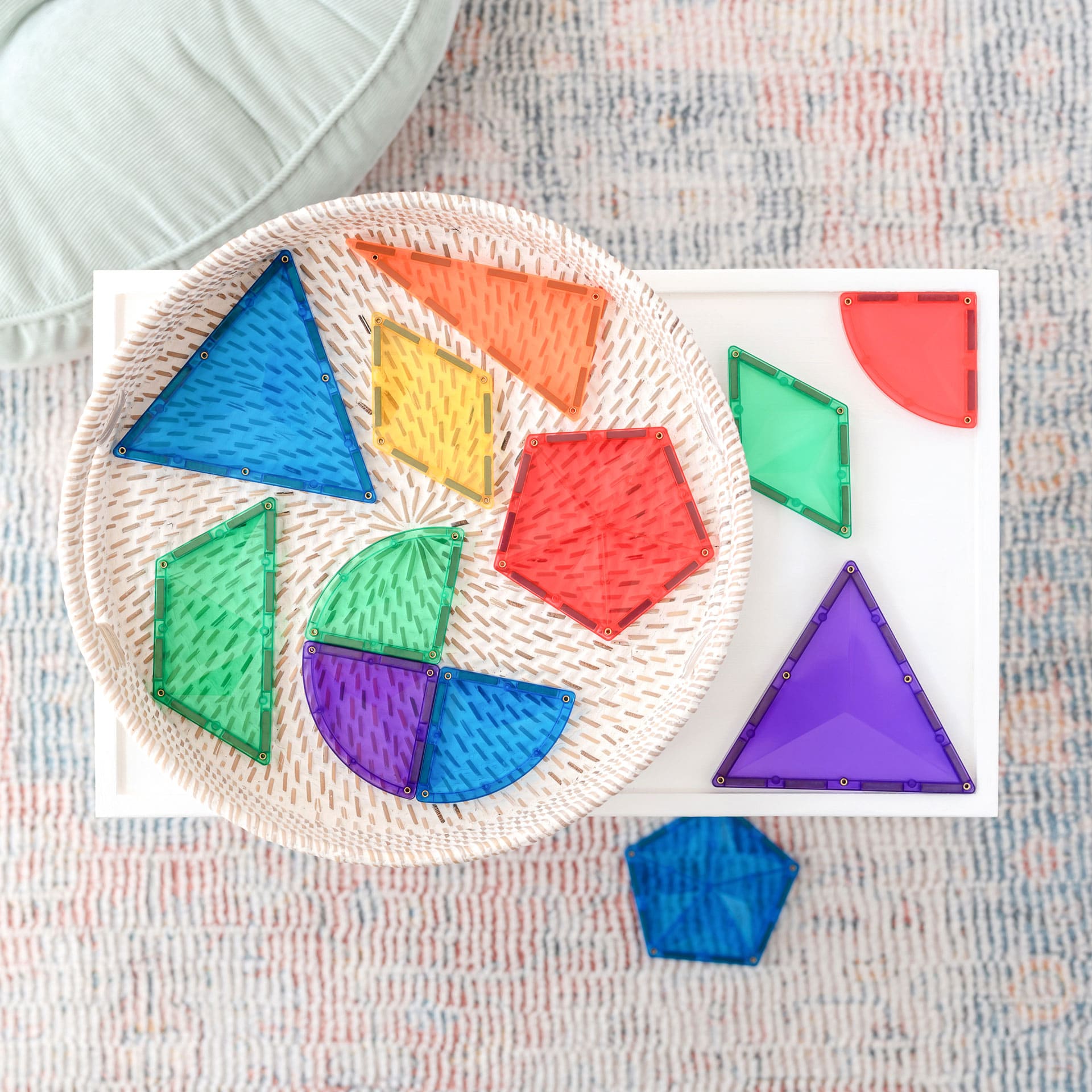 Connetix Tiles 36 Piece Shape Expansion Pack (Rainbow)