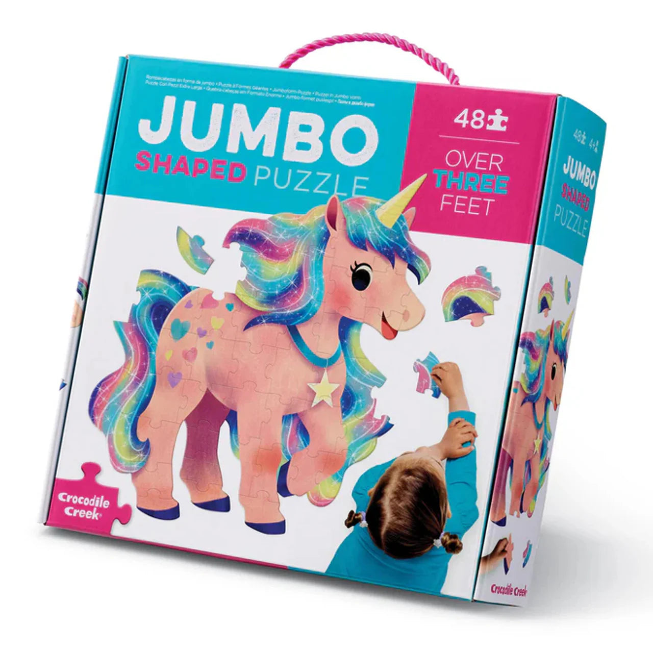 Croc Creek 48 Piece Jumbo Shaped Puzzle (Unicorn)
