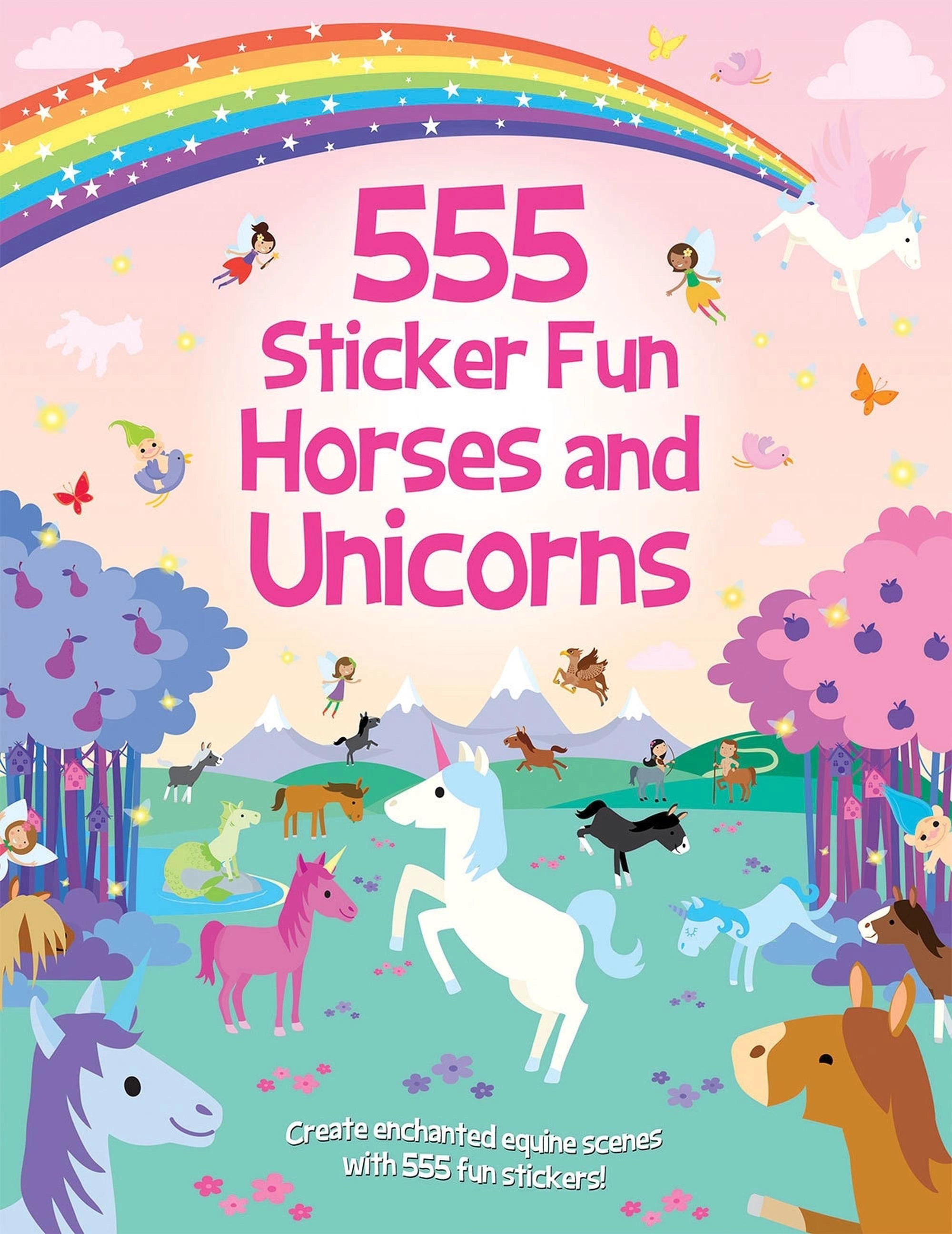555 Sticker Fun Book (Horses and Unicorns)