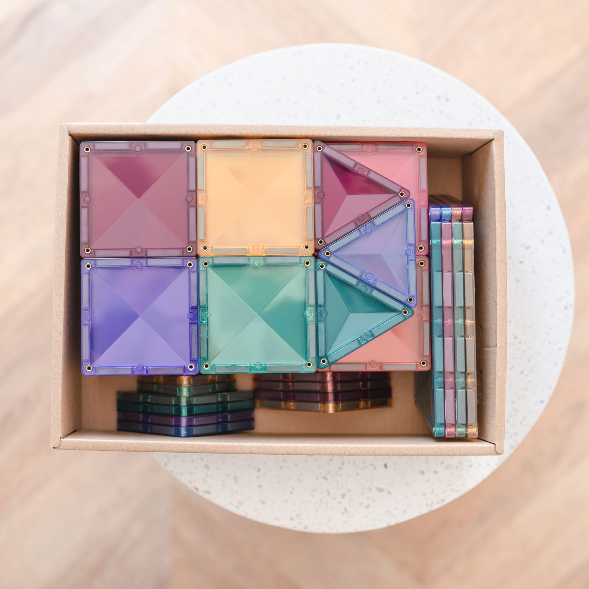 Connetix Tiles 64 Piece Starter Pack (Pastel)