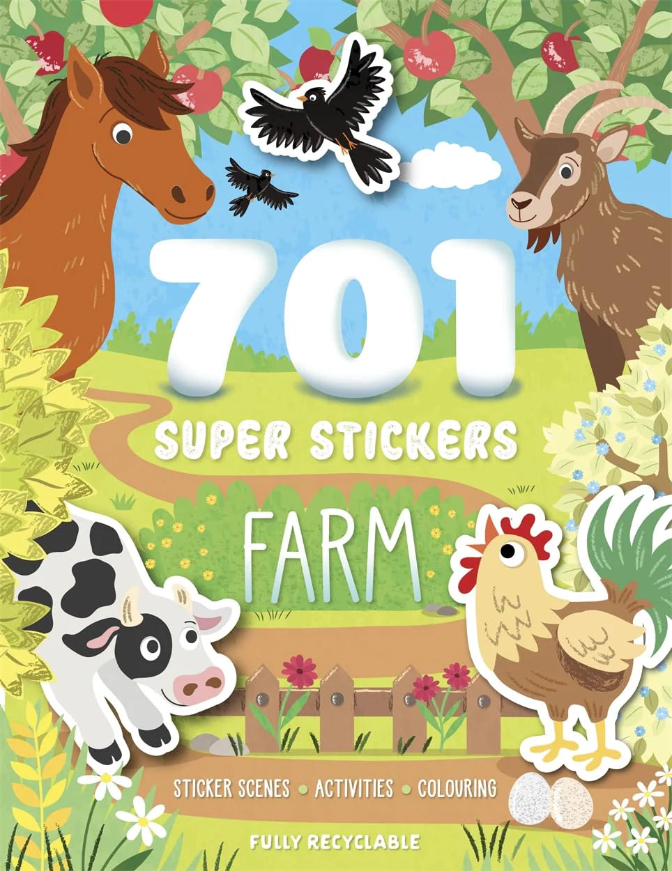 701 Super Stickers Activity Book (Farm)