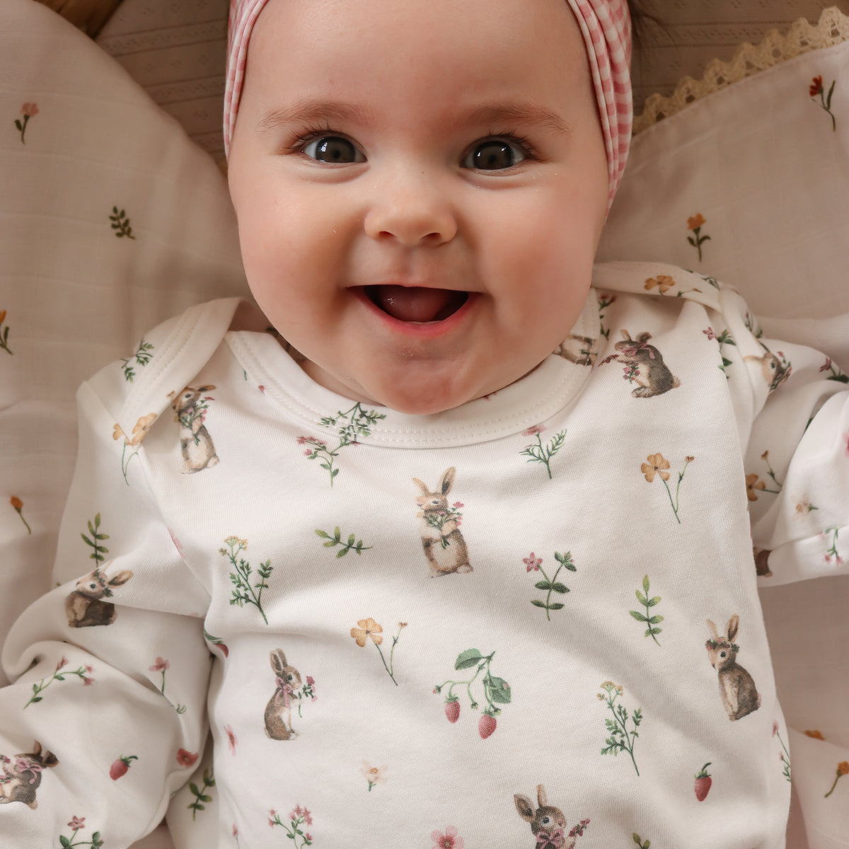 Fledge & Thread LS Bodysuit (Flower Picking)