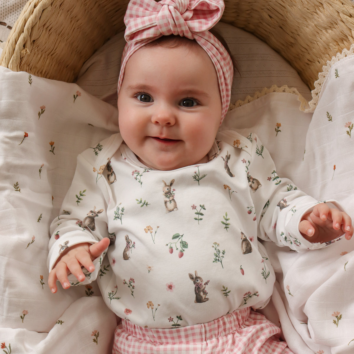 Fledge & Thread LS Bodysuit (Flower Picking)