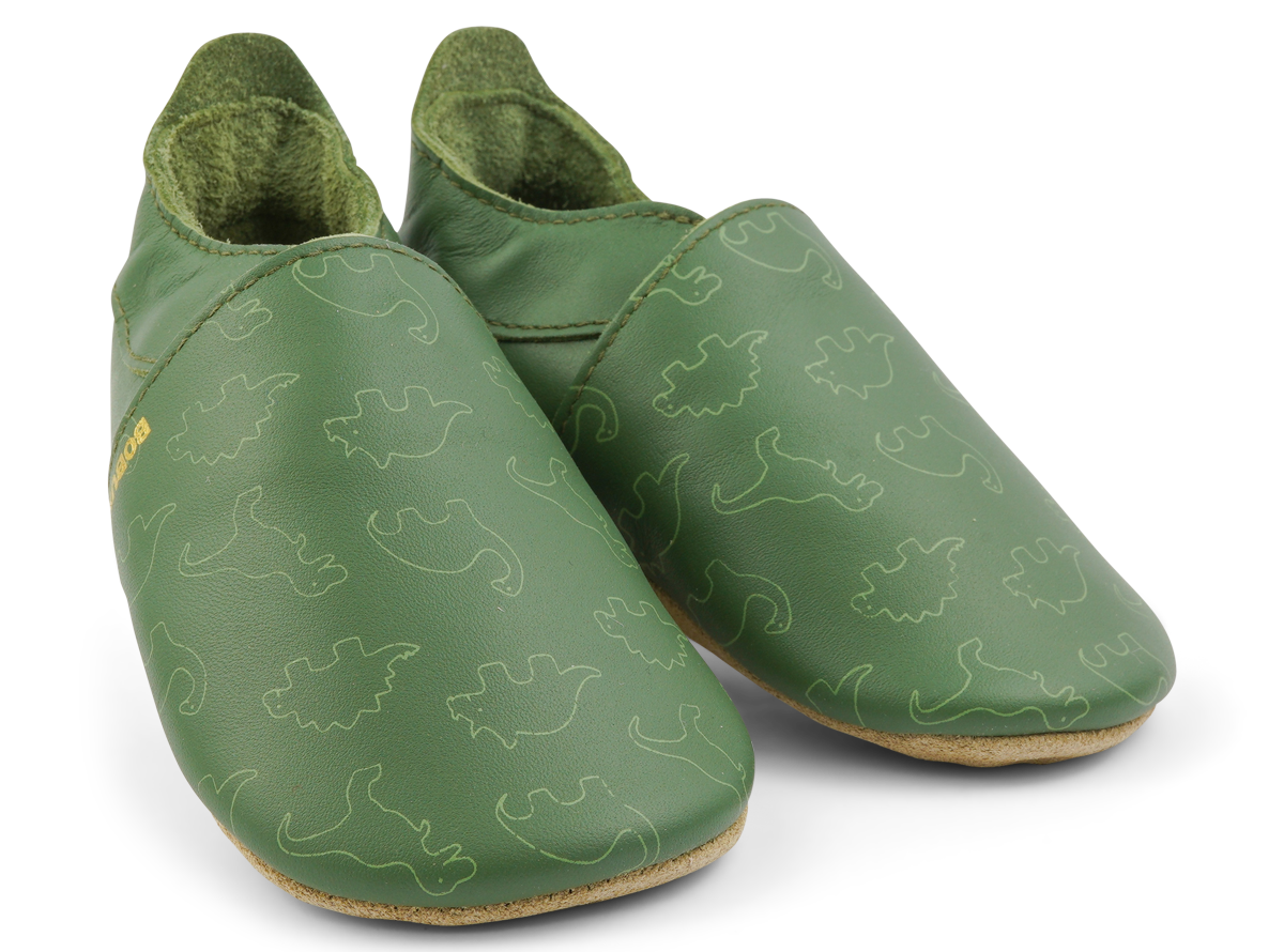 Bobux Soft Sole Dino (Olive)