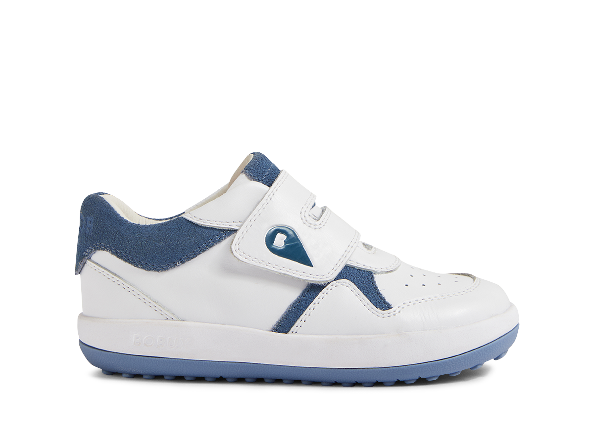 Bobux I Walk Baseline Trainer (White + Elemental Blue)