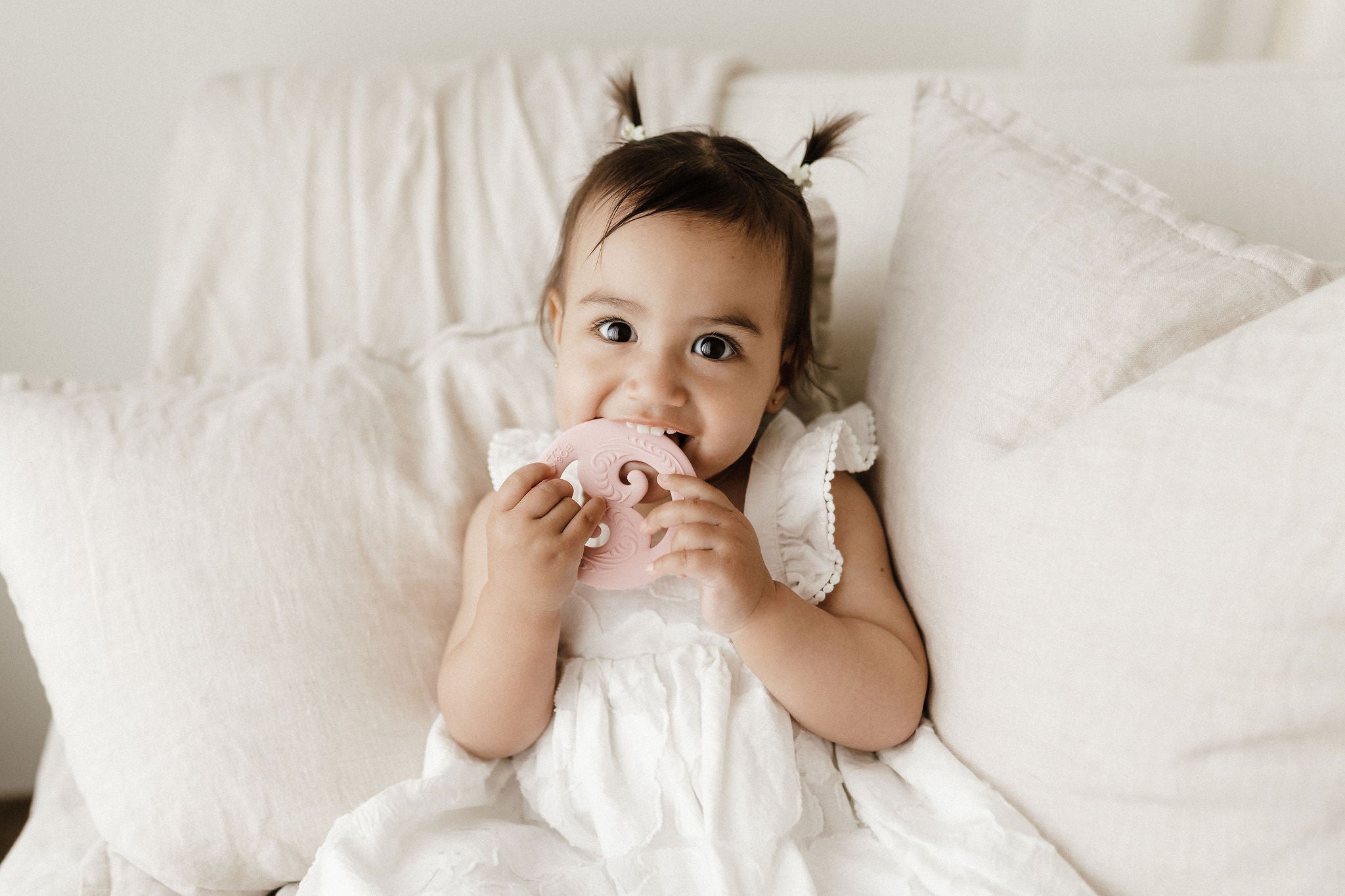 Bo & Ko Baby Koru Teether (Posey)