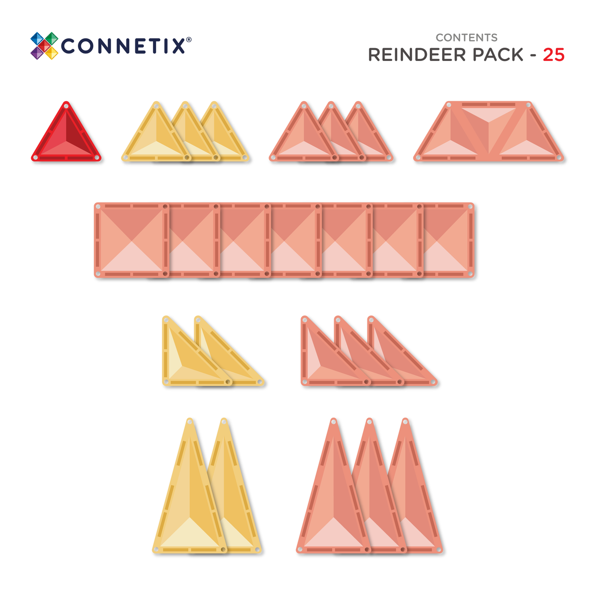 connetix christmas pack reindeer pack