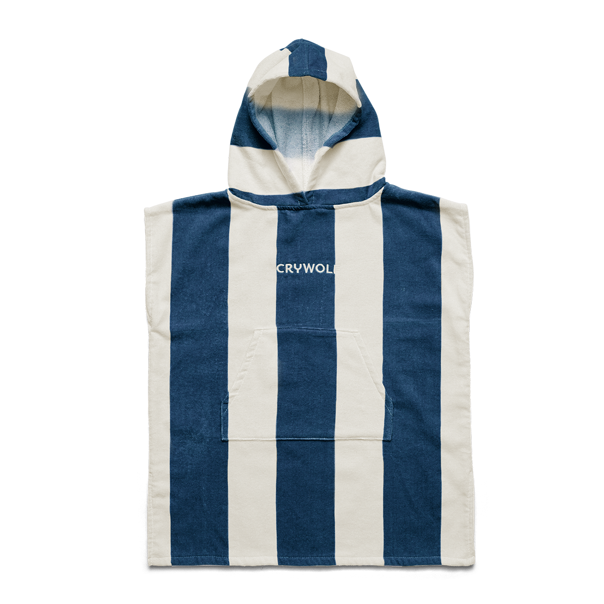 Crywolf Hooded Towel (Indigo Stripe)