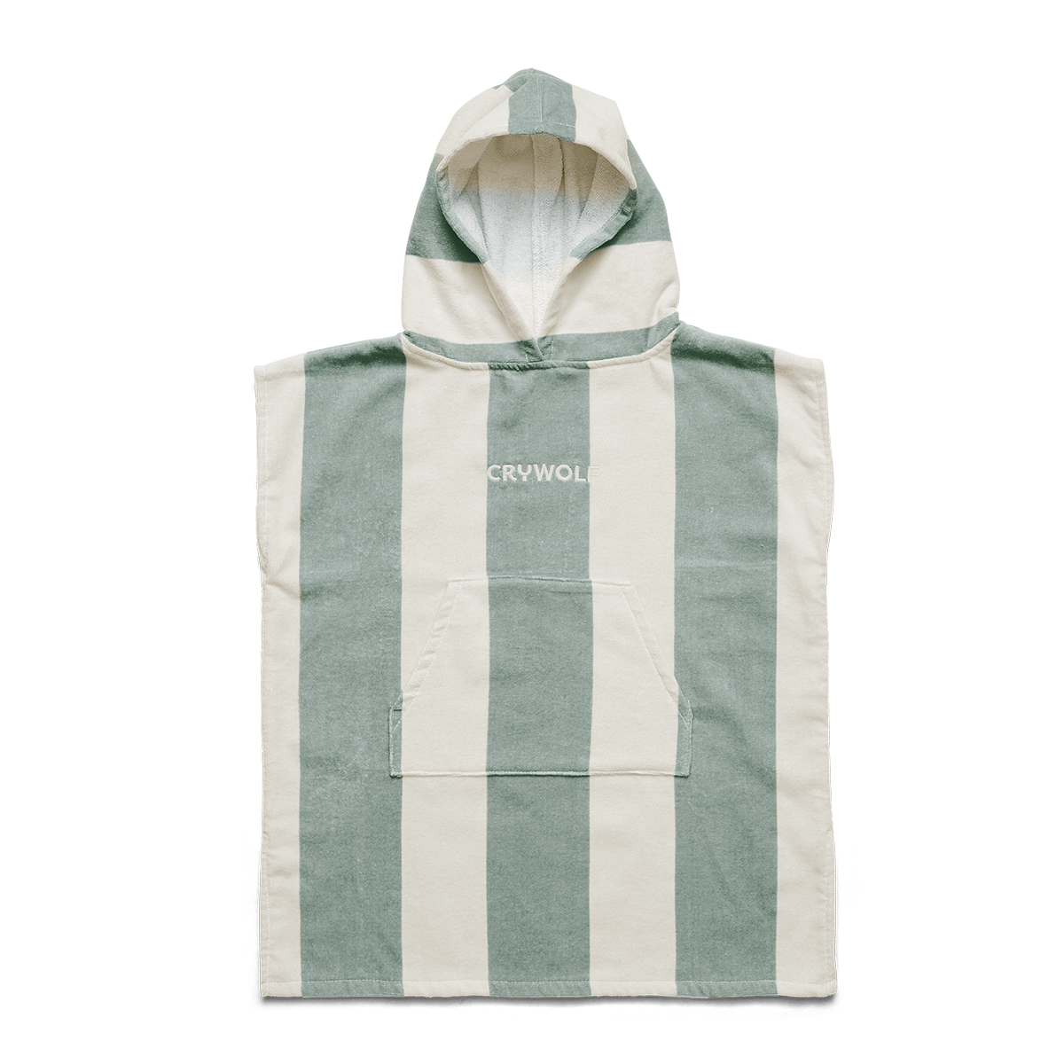 Crywolf Hooded Towel (Moss Stripe)