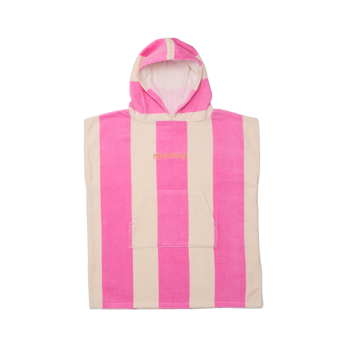 Crywolf Hooded Towel (Candy Stripe)