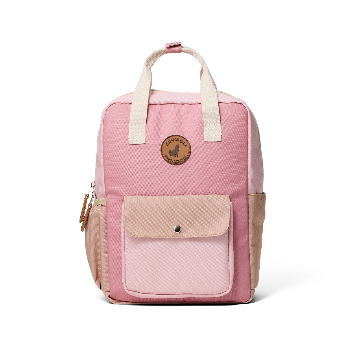 Crywolf Mini Backpack (Blush Colourblock)