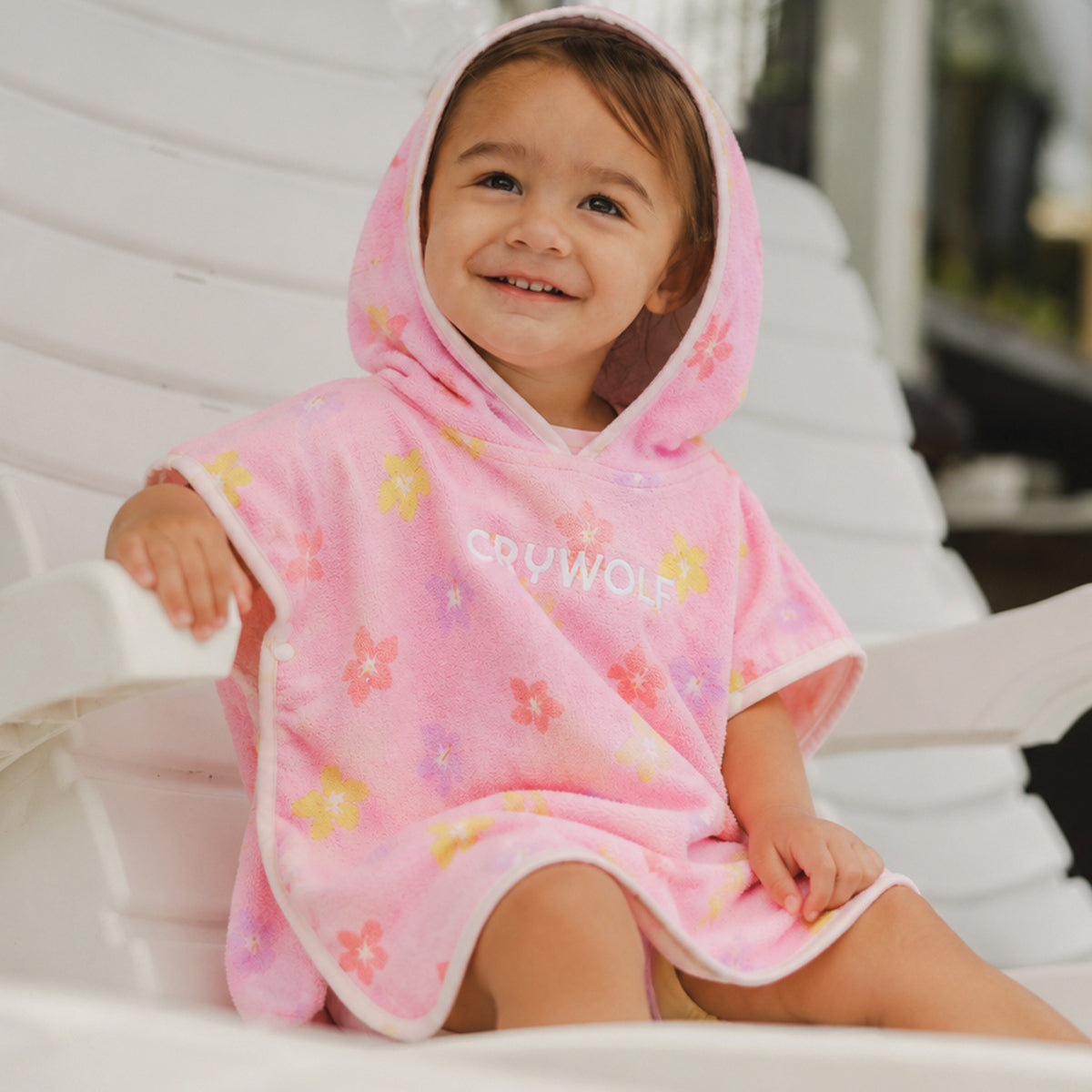 Crywolf Baby Hooded Towel (Hibiscus Bloom)