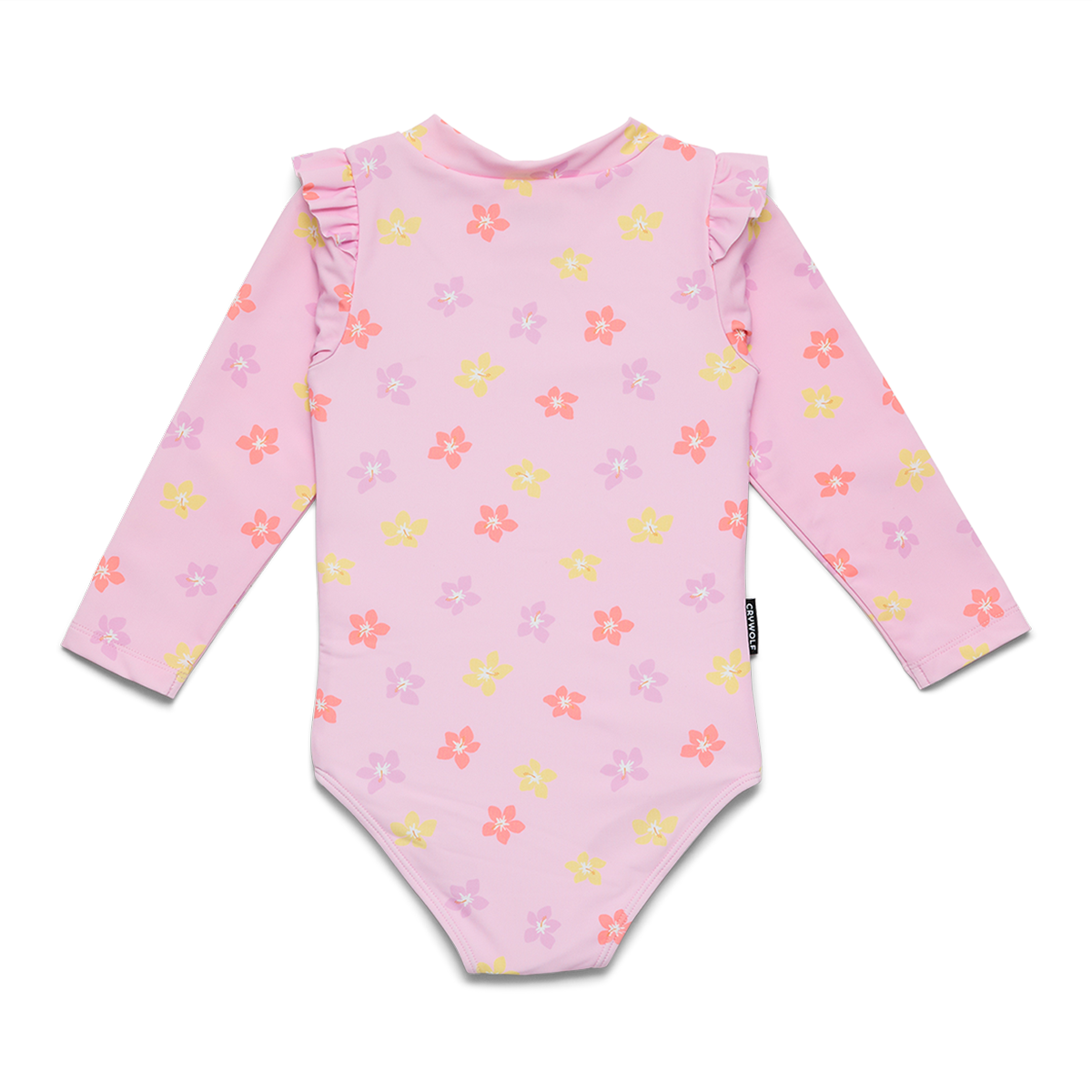 Crywolf Baby Long Sleeve Swimsuit (Hibiscus Bloom)