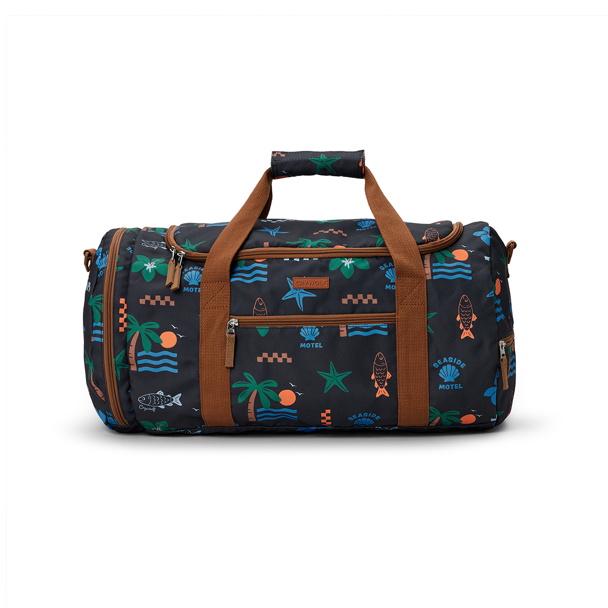 Crywolf Packable Duffel Bag (Seaside Motel)