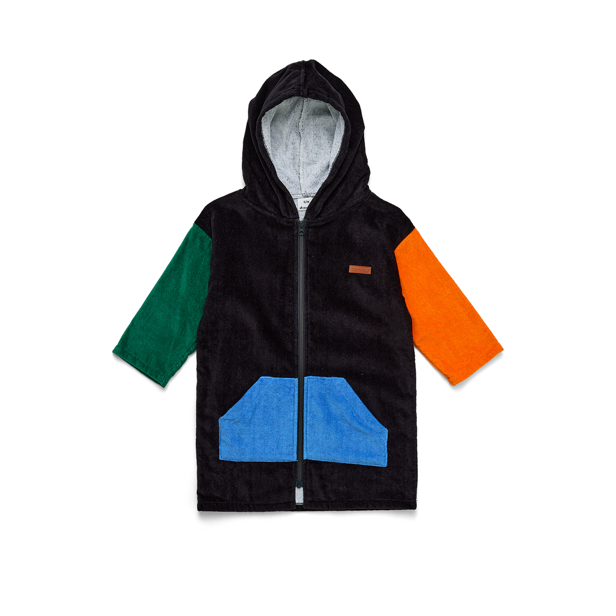 Crywolf Zip-Up Towel (Seaside Colourblock)