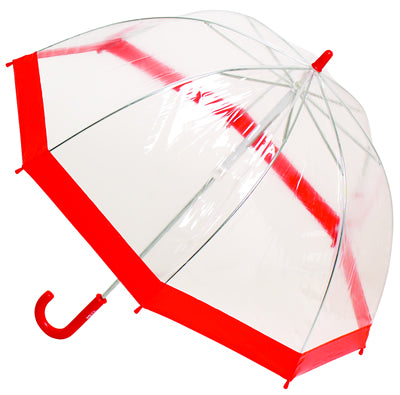 Child Bugzz Umbrella (Clear Red Edge)