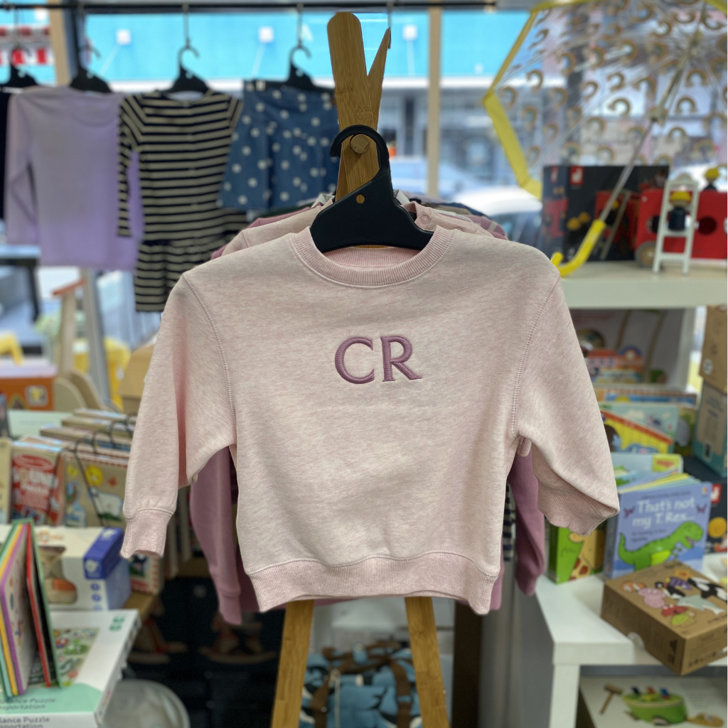 Country Road Oversized CR Logo Sweat (Pink Marle) - Girls