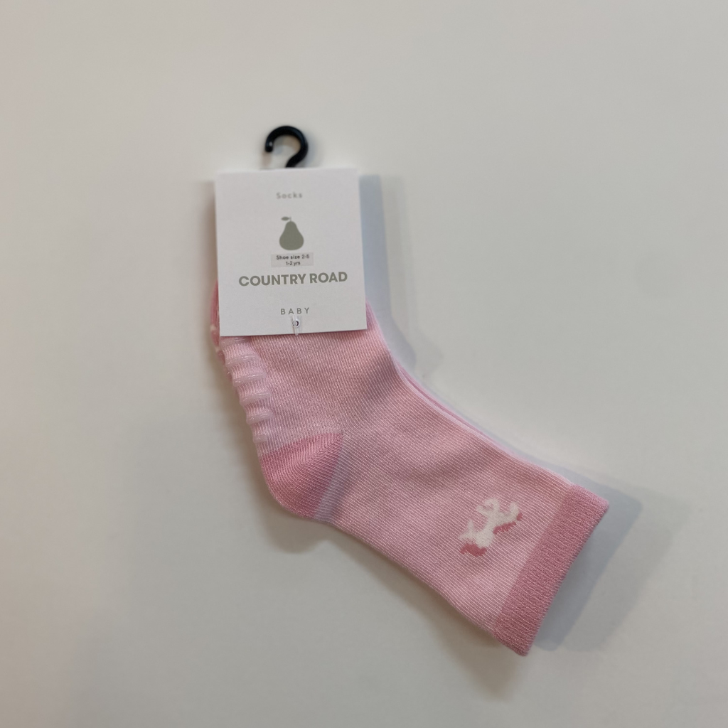 Country Road Pony Socks (Playful Pink) - Baby