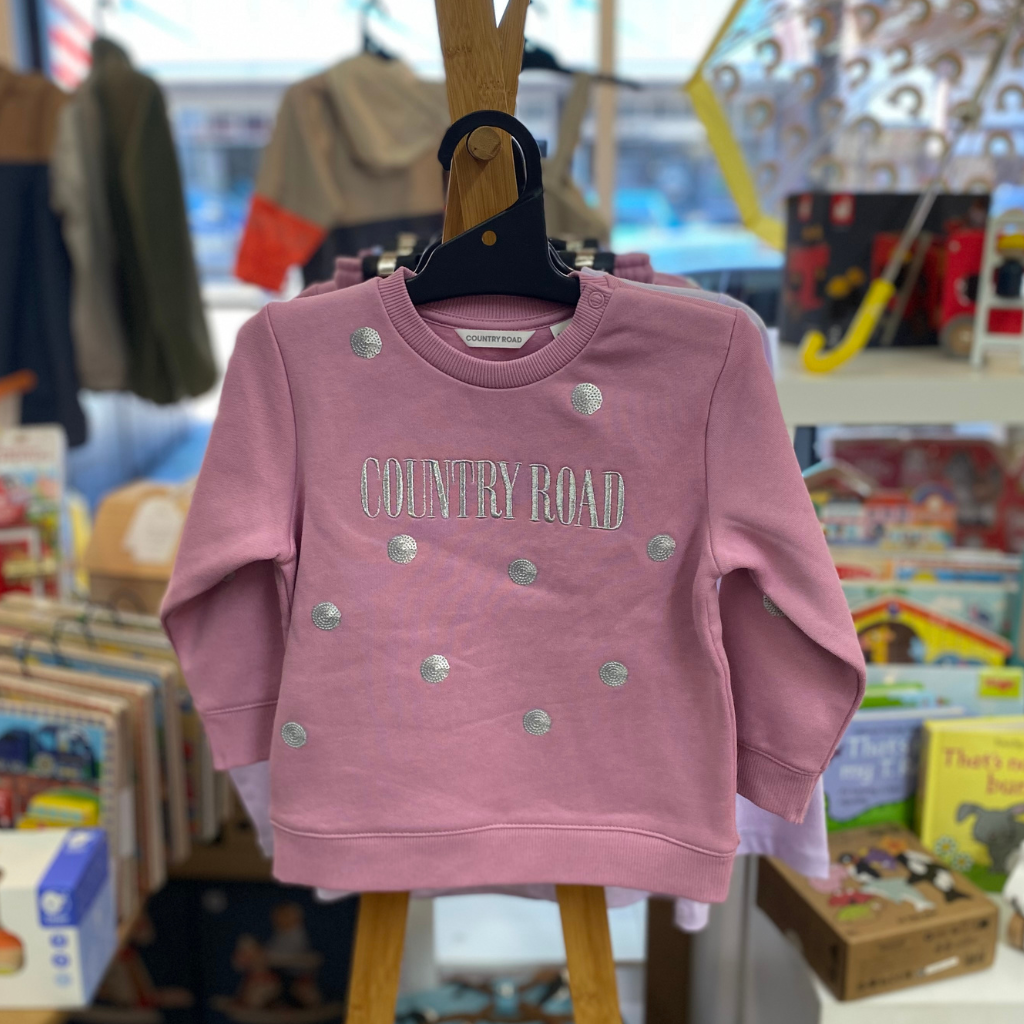 Country Road Relaxed Heritage Sweat (Berry Sequin)