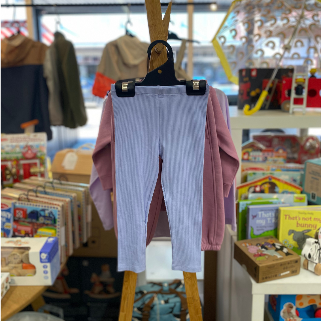 Country Road Solid Rib Legging (Bluebell)