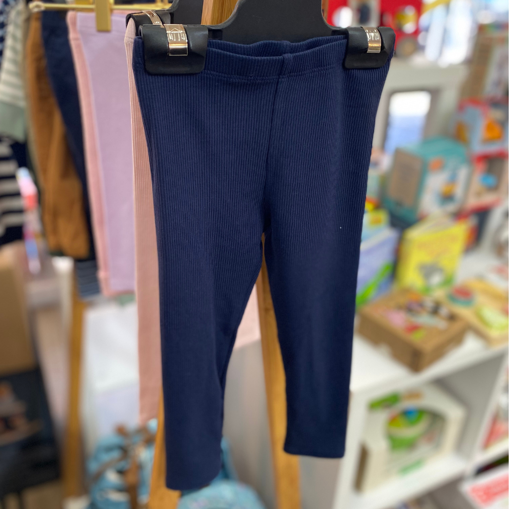 Country Road Solid Rib Legging (French Navy)