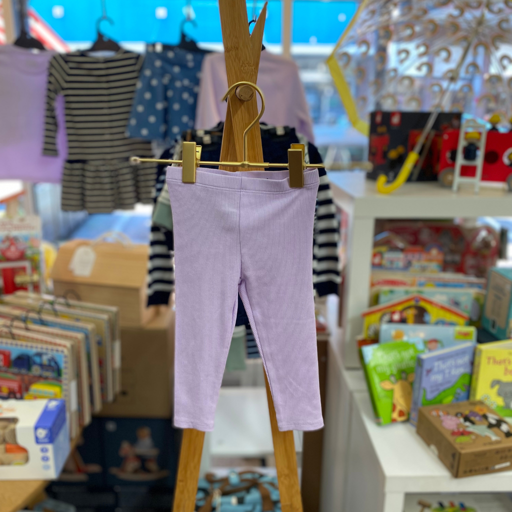 Country Road Solid Rib Legging (Lilac)