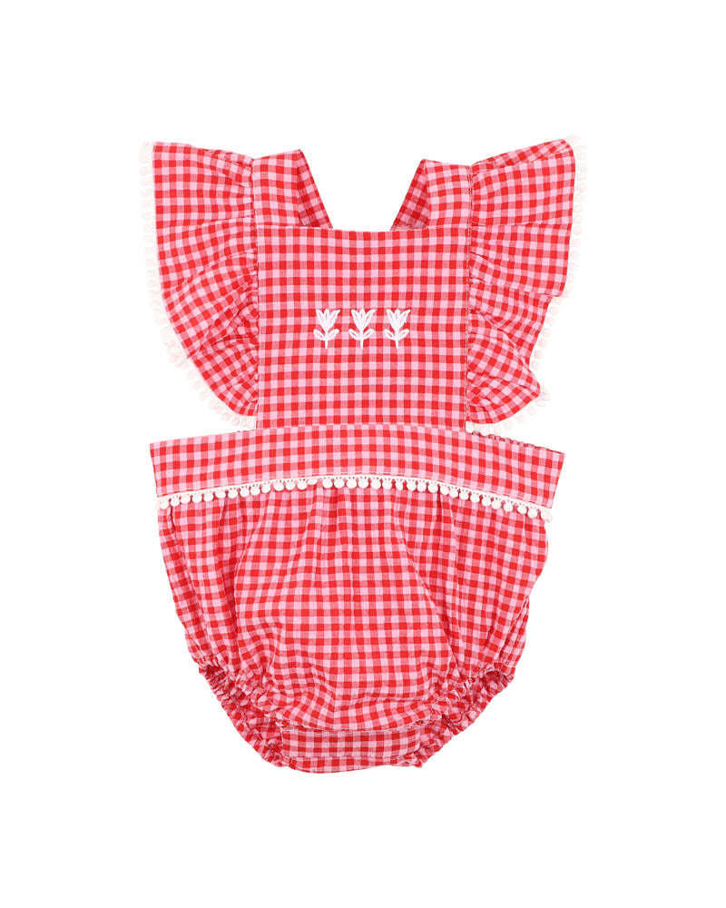 Fox & Finch Sundae Gingham Bodysuit