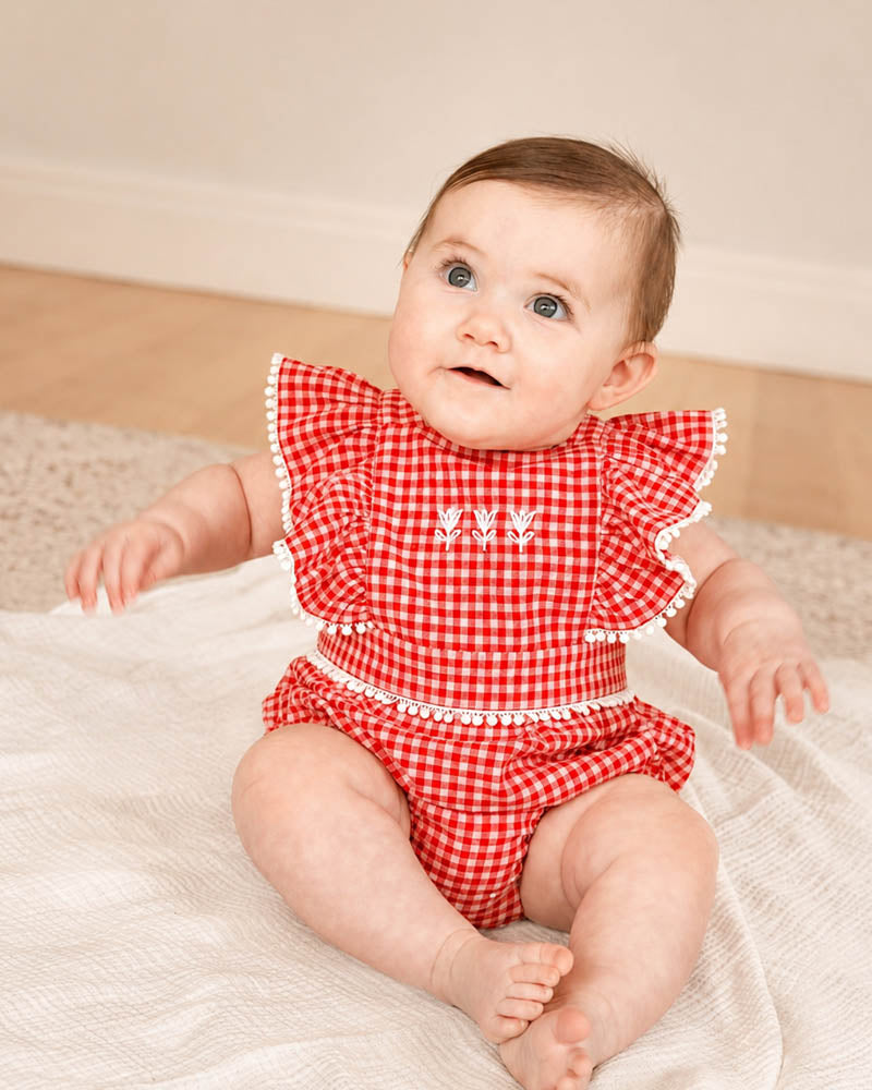 Fox & Finch Sundae Gingham Bodysuit