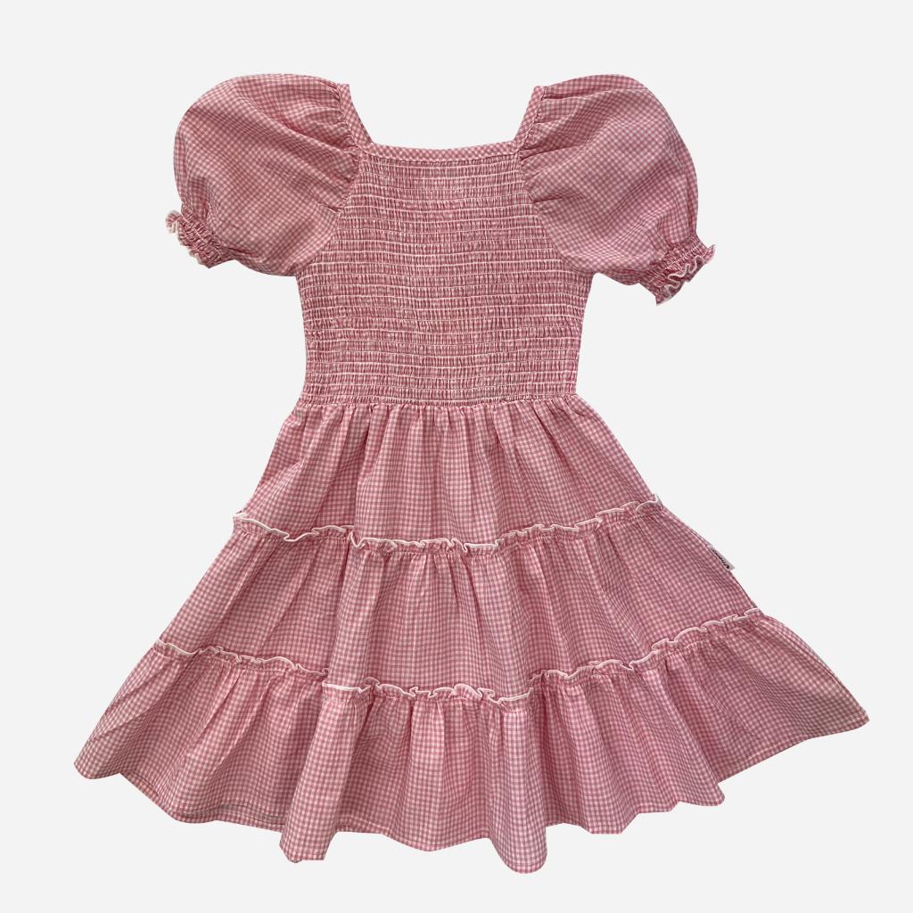 Love Henry Daisy Dress (Pink Gingham)