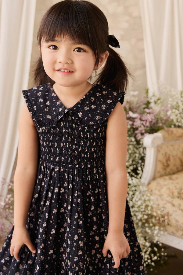 Jamie Kay Organic Cotton Christabel Dress (Maisie Navy)