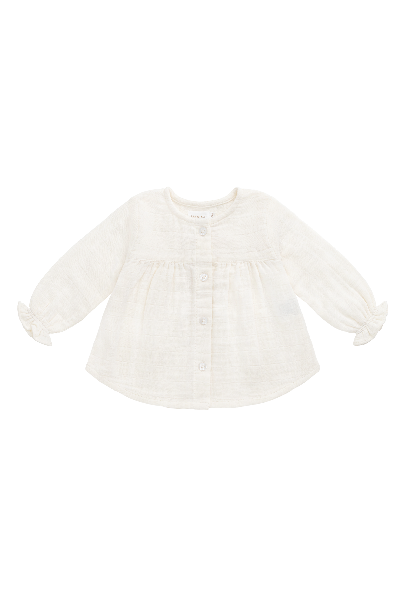 Jamie Kay Organic Cotton Muslin Eloise Top (Parchment)