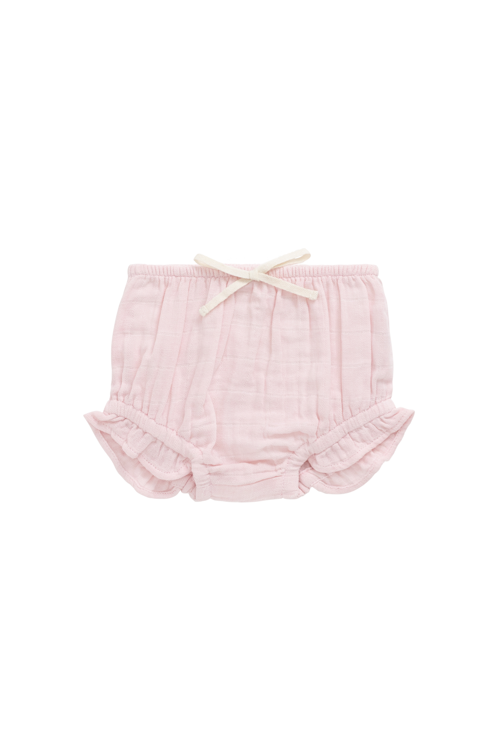 Jamie Kay Organic Cotton Muslin Frill Bloomers (Poppy)