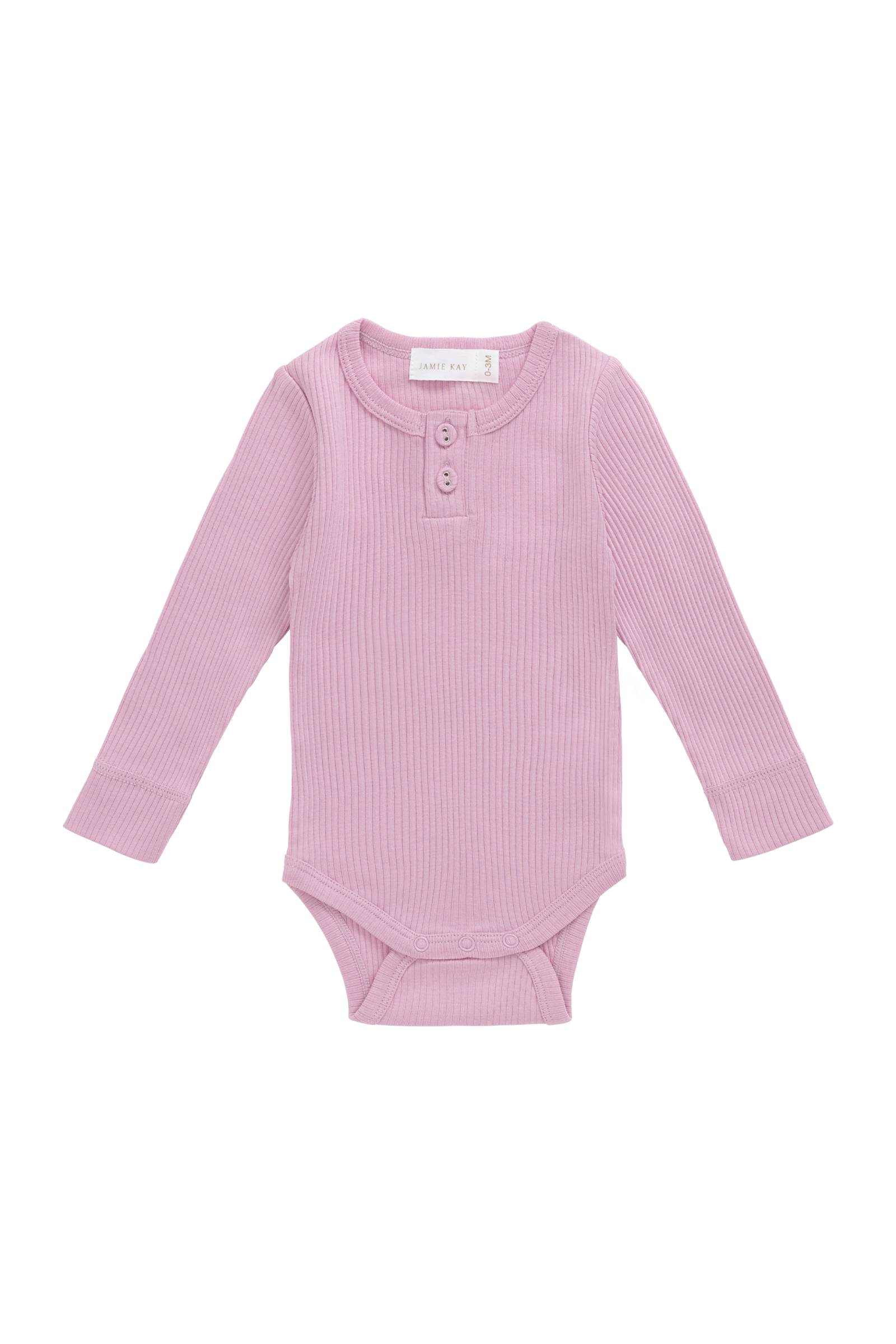 Jamie Kay Organic Cotton Modal L/S Bodysuit (Dahlia)