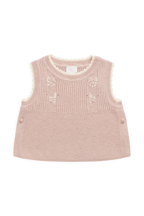 Jamie Kay Abbie Knitted Top (Sweetpea Marle Abbie Flower)