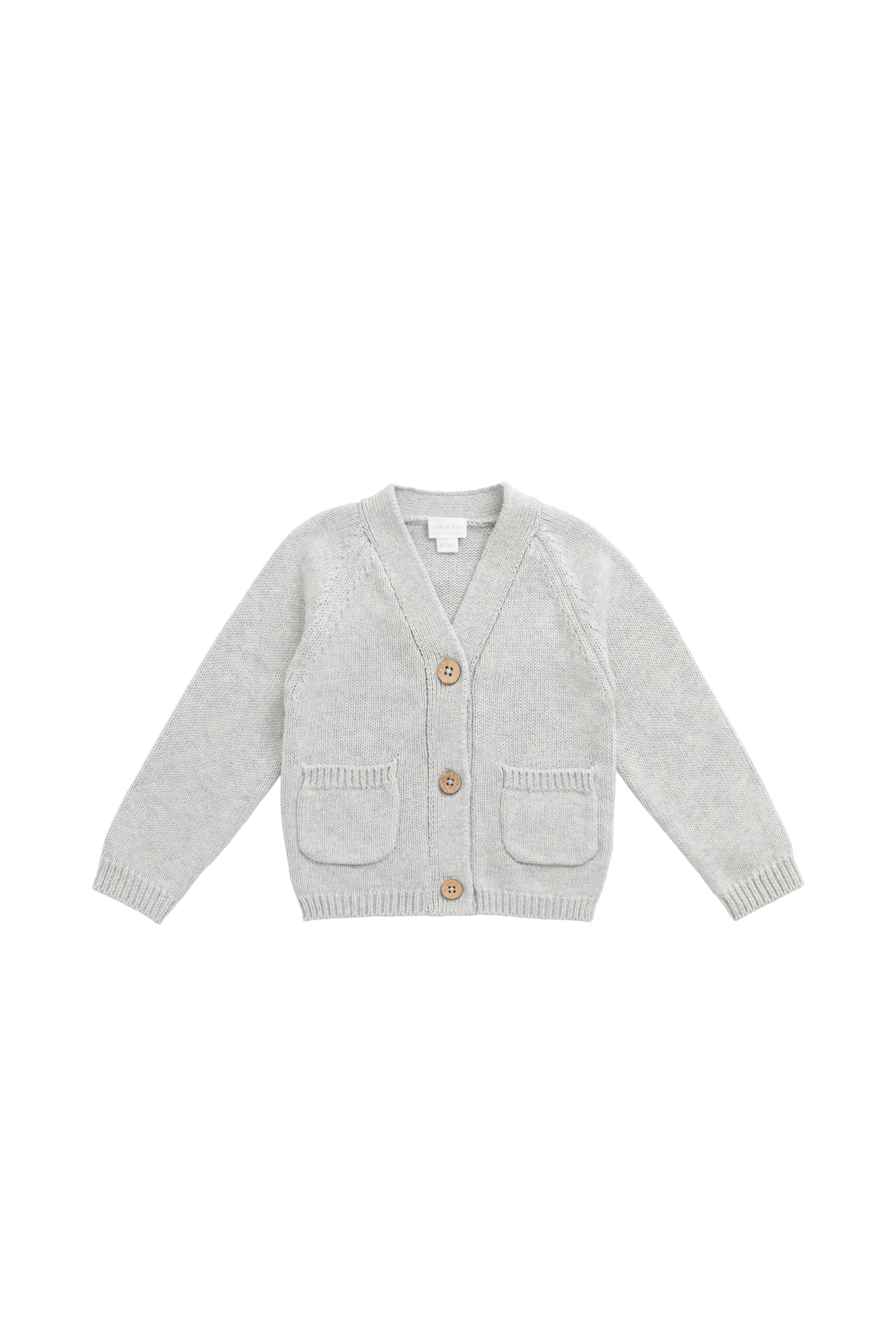Jamie Kay Franco Cardigan (Light Grey Marle) - Boys
