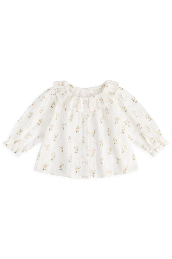 Jamie Kay Organic Cotton Brynlee Top (Josephine Egret) - Girls