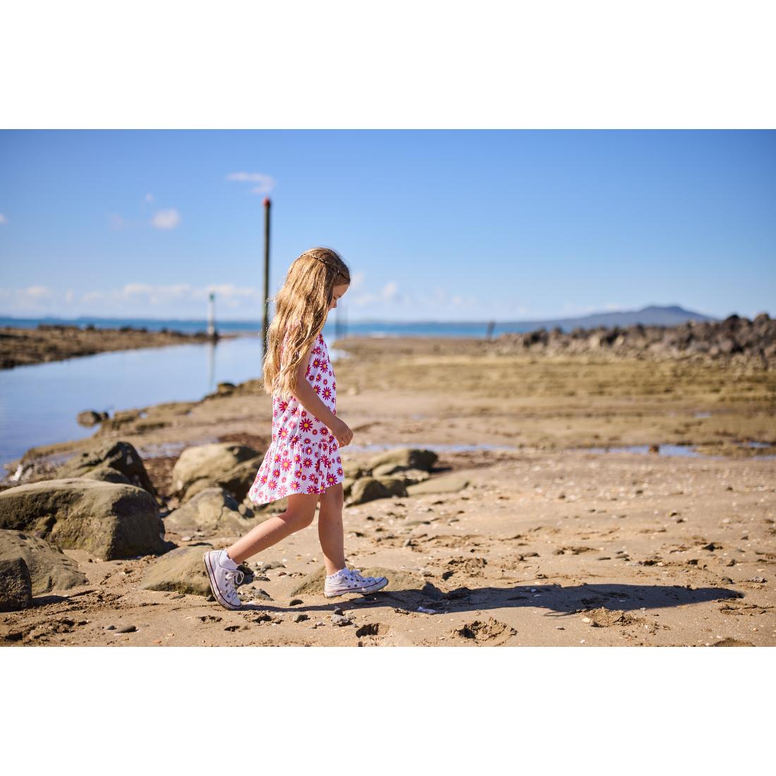 Radicool Kids Daisies Sleeveless Frill Dress