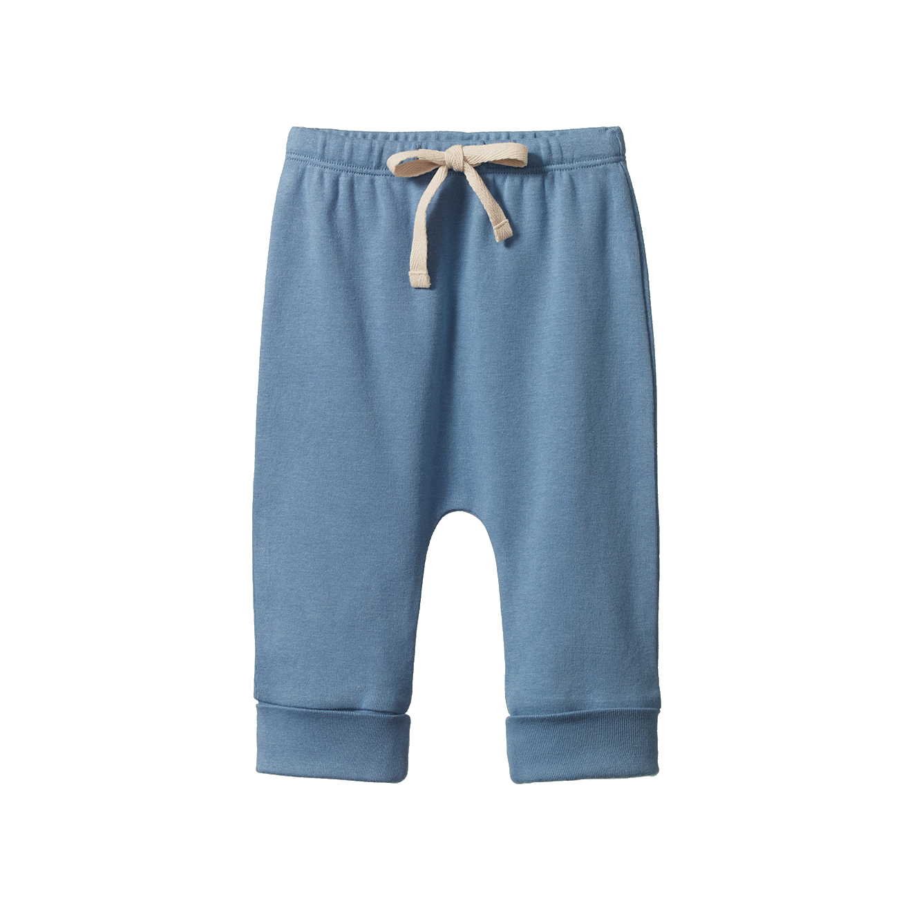 Nature Baby Organic Cotton Drawstring Pants (Jetty)