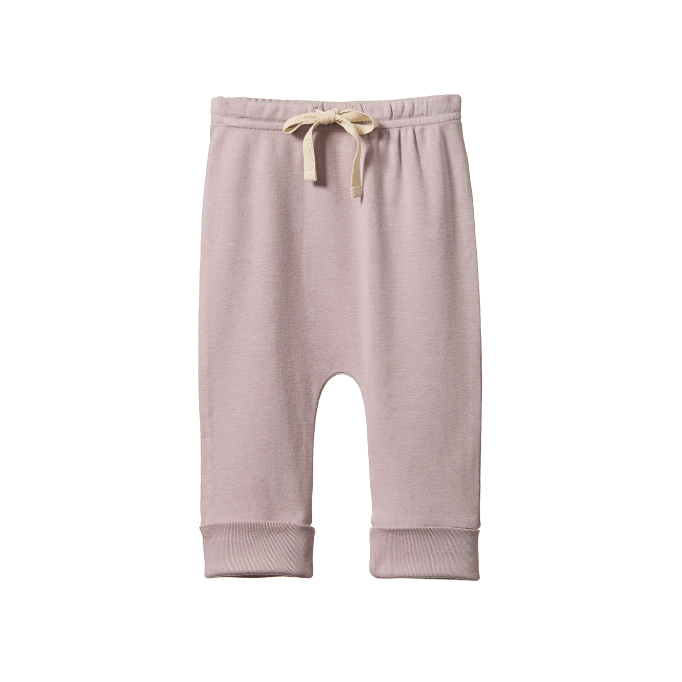 Nature Baby Organic Cotton Drawstring Pants (Lilac)