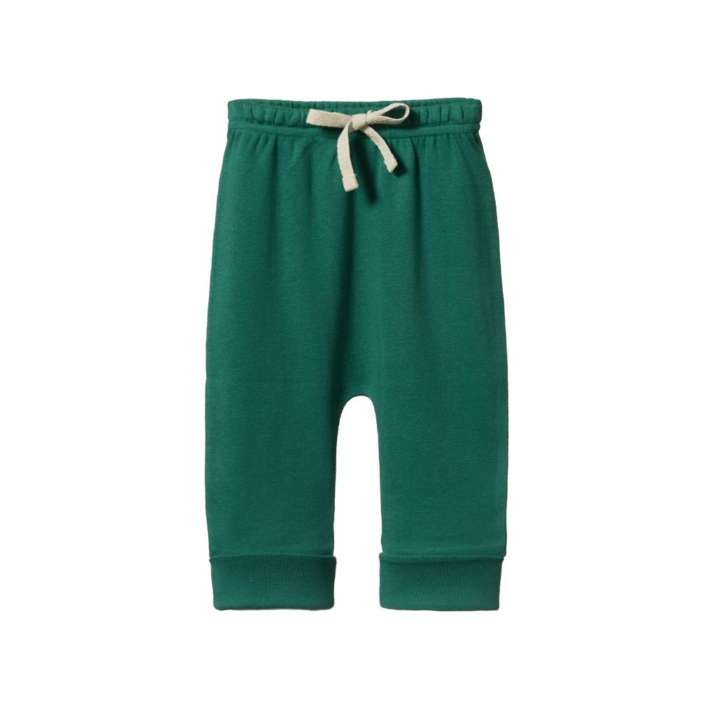 Nature Baby Organic Cotton Drawstring Pants (Peppermint)