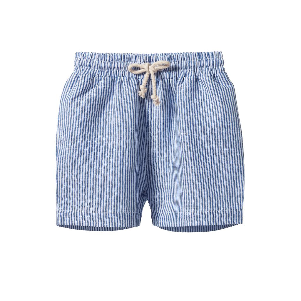 Nature Baby James Shorts (Blue Stripe)
