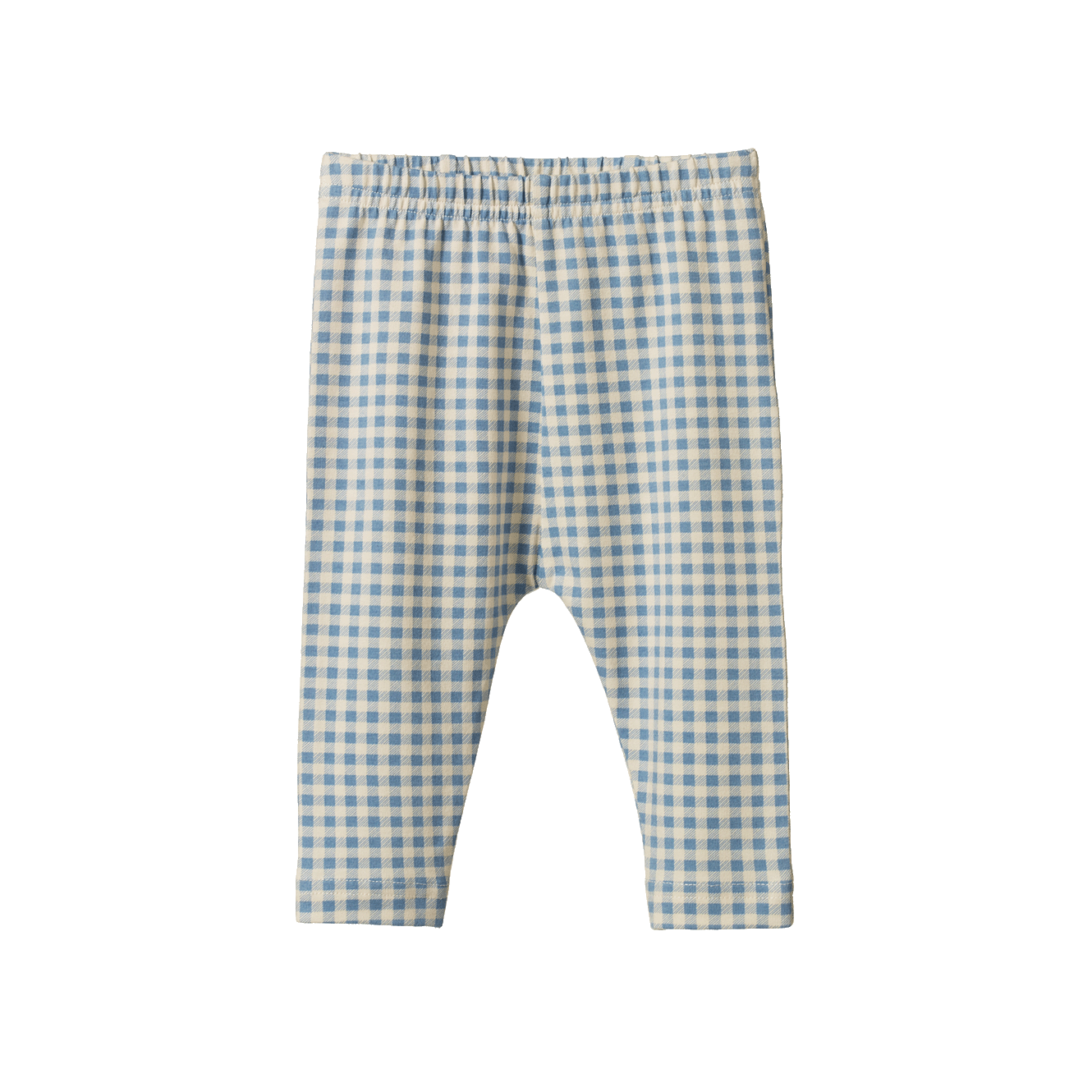 Nature Baby Organic Cotton Leggings (Blue Gingham)